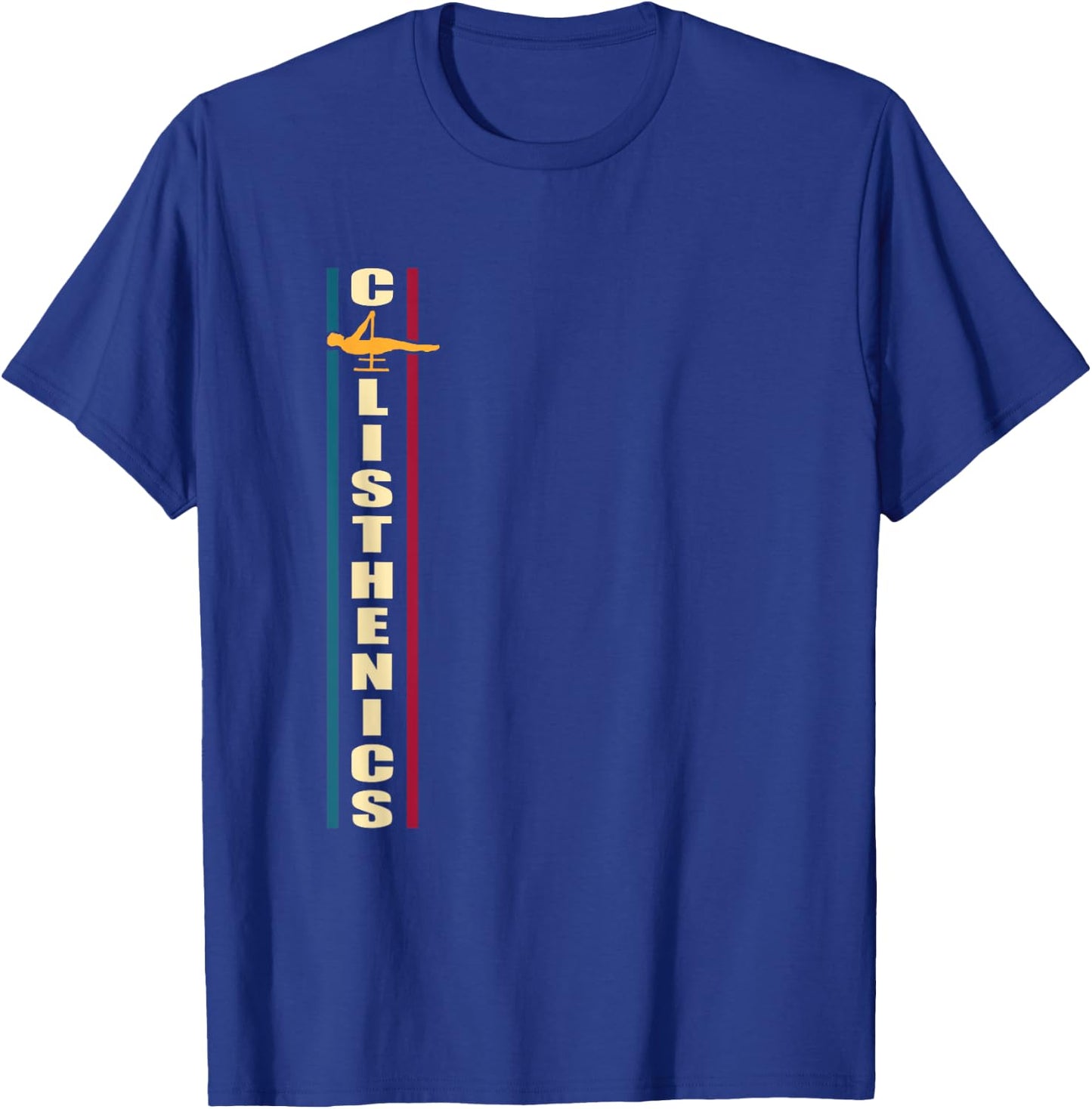 Calisthenics Fitness Training Front Lever T-Shirt - T-Shirt | Royal