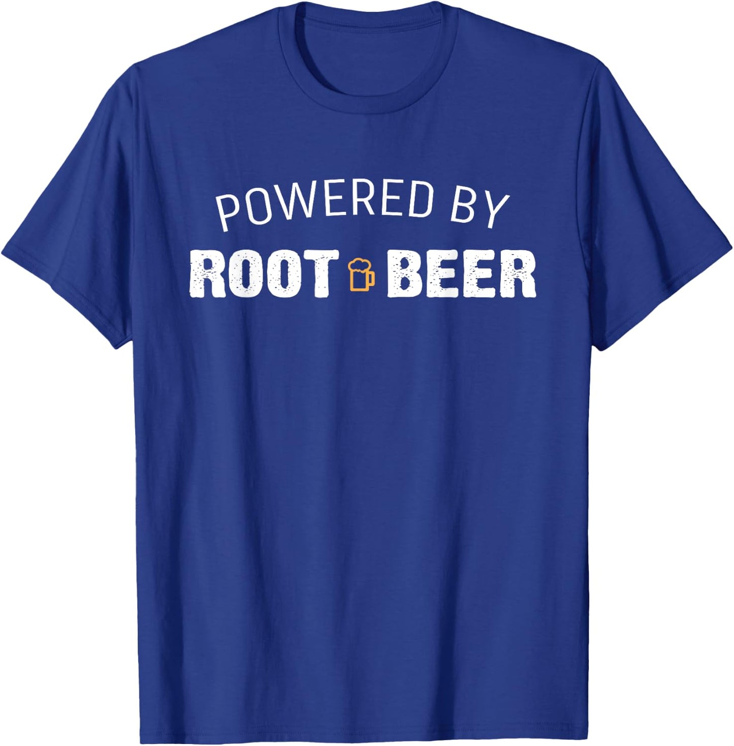 Powered By Root Beer T-Shirt - T-Shirt | Royal