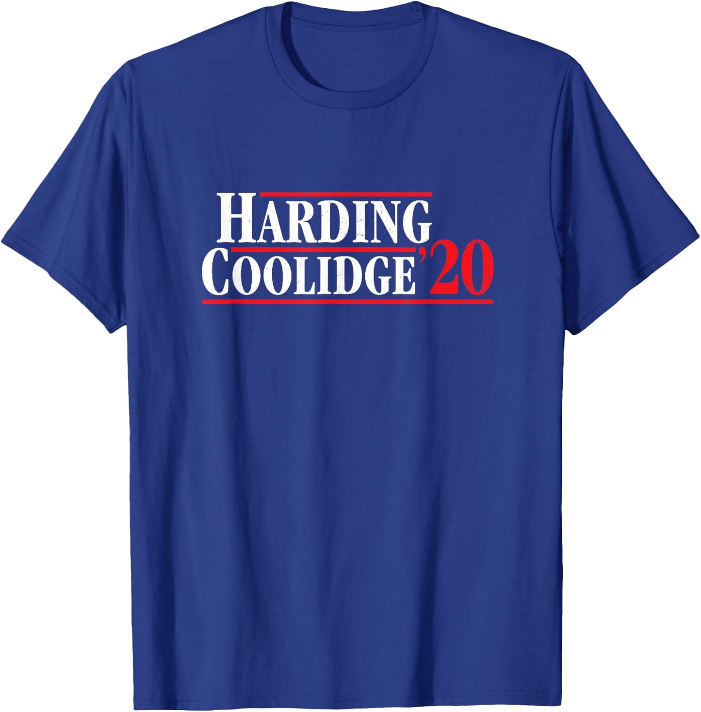 Harding Coolidge Retro Presidential Campaign Shirt T-Shirt - T-Shirt | Royal