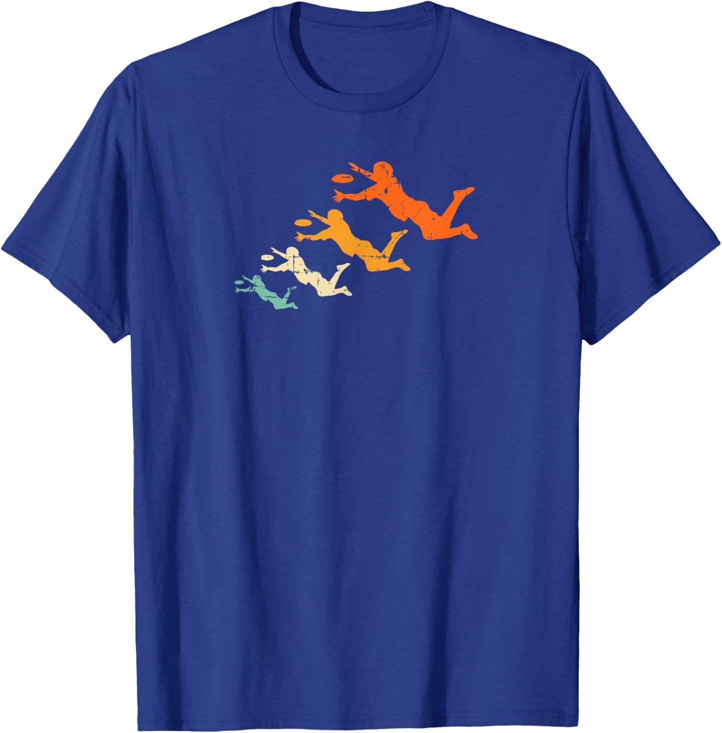 Retro Ultimate Frisbee Player Vintage Disc Ultimate Frisbee T-Shirt - T-Shirt | Royal