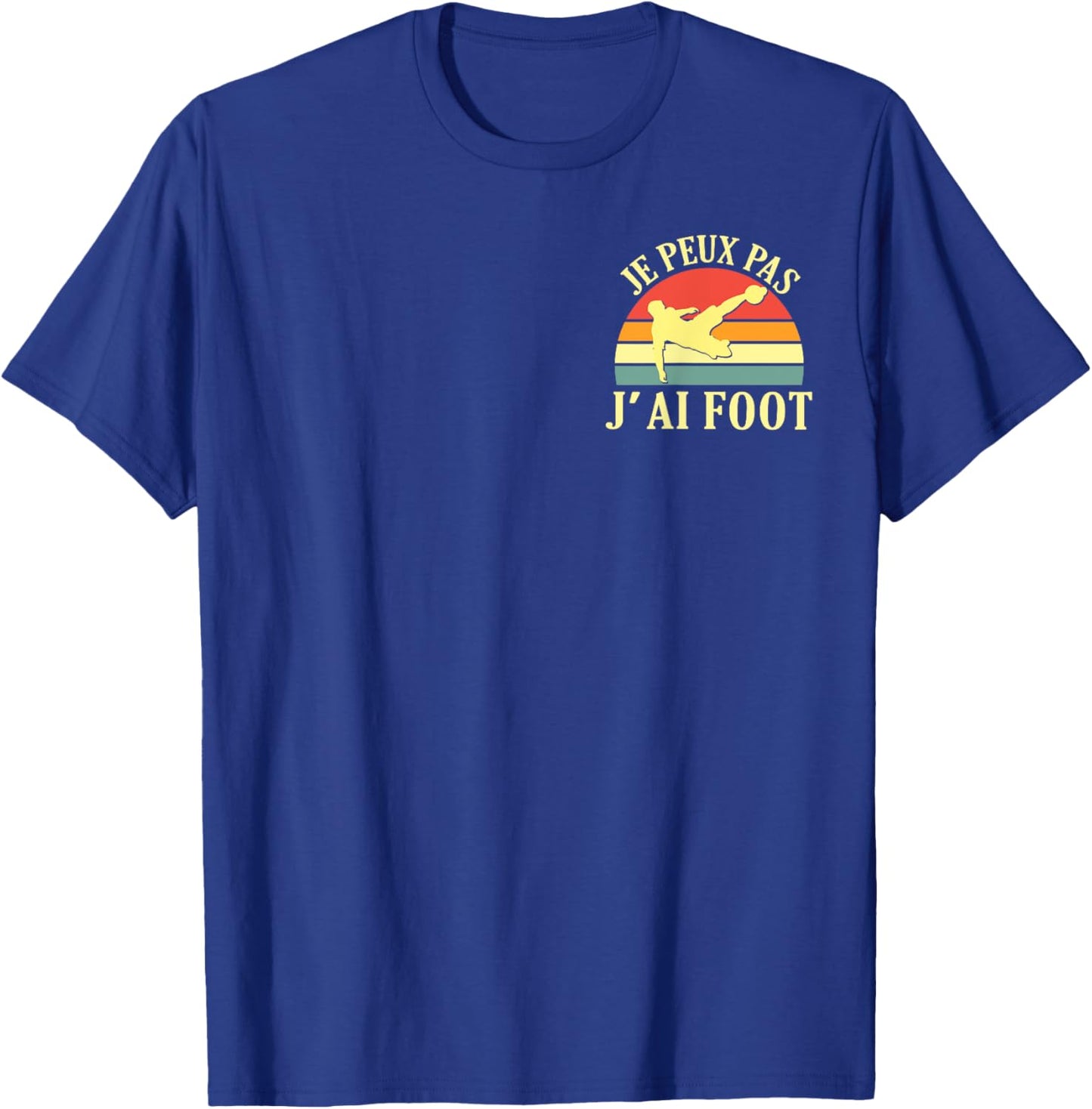 I Can't Have Football Football Player Fans Funny , Black, S T-Shirt - T-Shirt | Royal