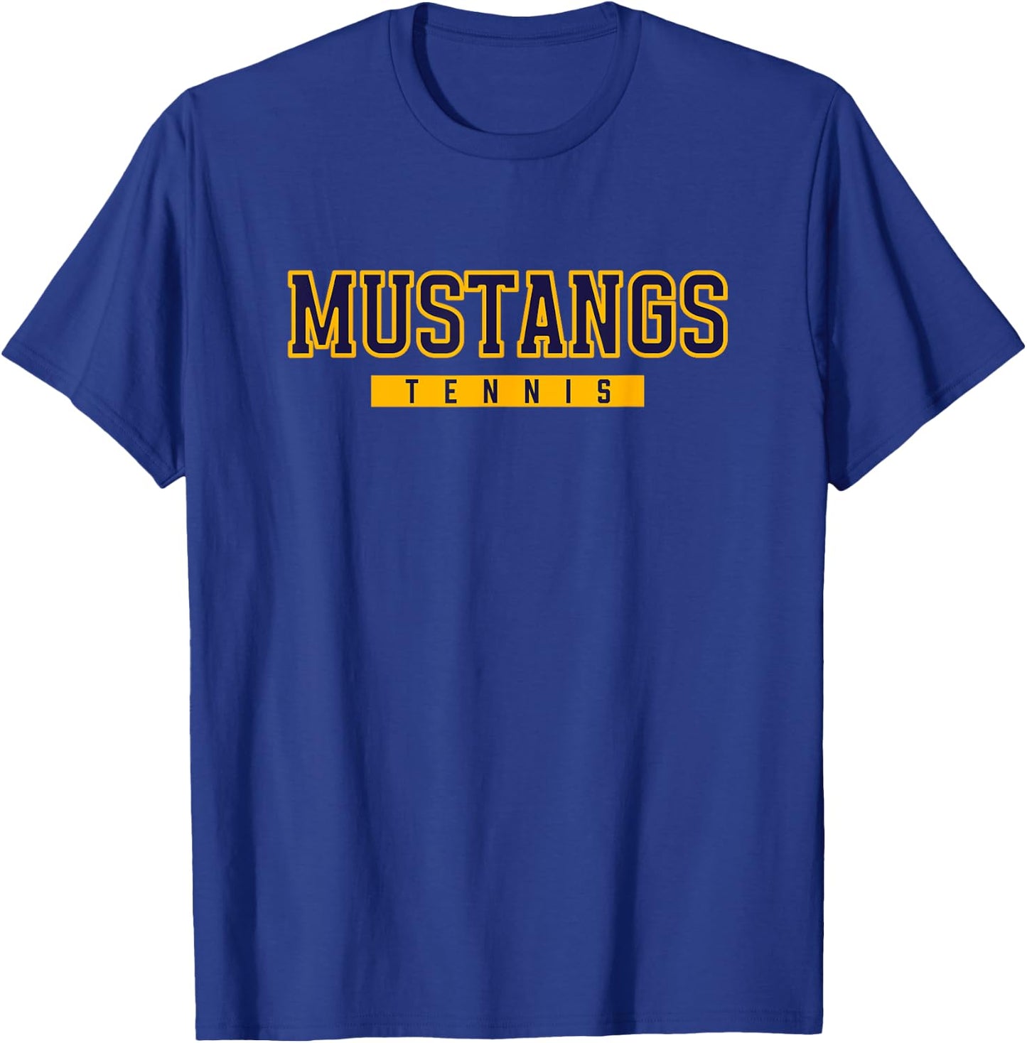 Portage Central Mustangs Tennis T-Shirt - T-Shirt | Royal