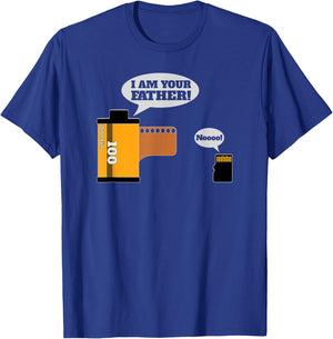 I Am Your Father | Funny Photography T-Shirt - T-Shirt | Royal