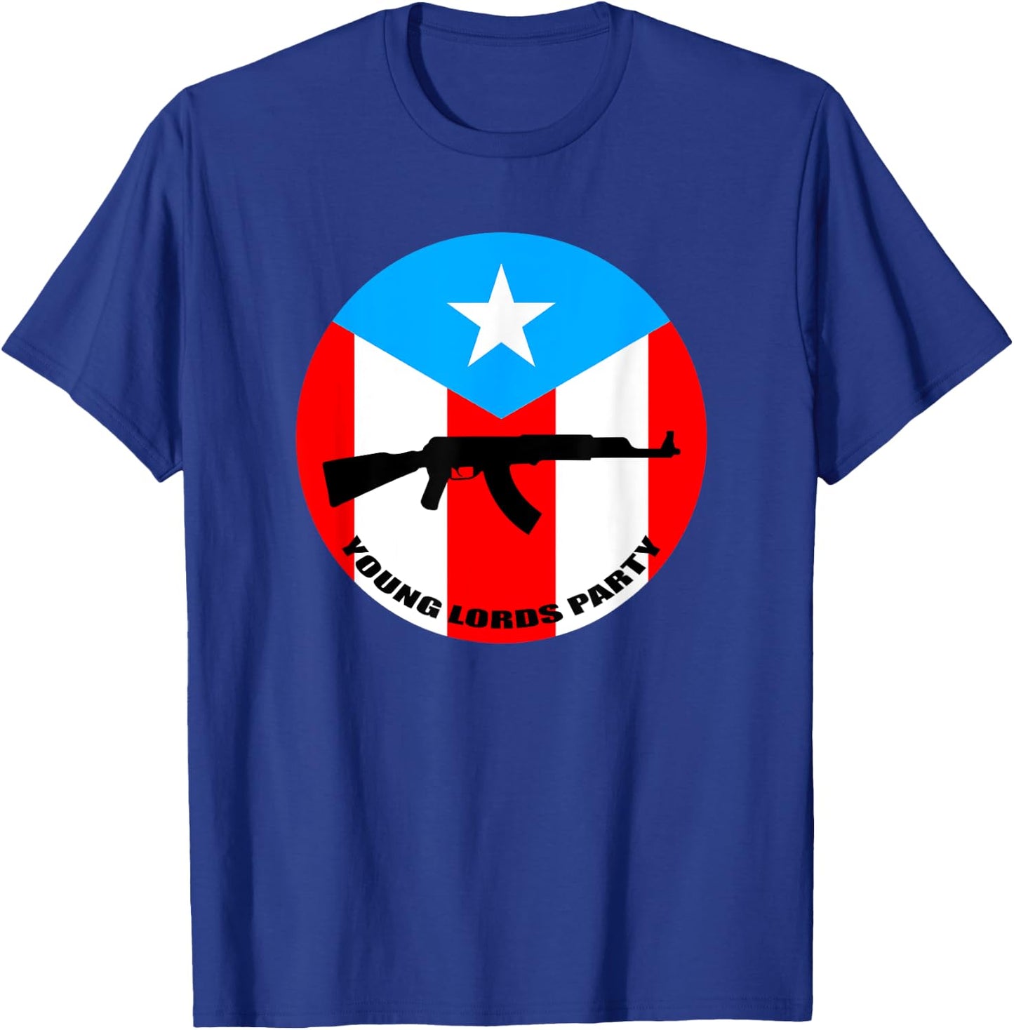 Young Lords Shirt Puerto Rican Flag Logo Gift T-Shirt - T-Shirt | Royal