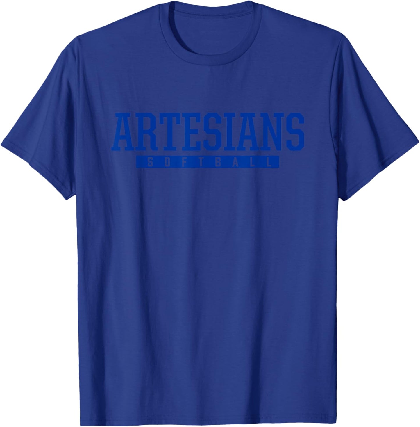Martinsville Artesians Softball HS T-Shirt - T-Shirt | Royal