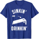 Sinkin' and Drinkin' Cornhole Beer Summer Party Tailgate Women T-Shirt - T-Shirt | Royal