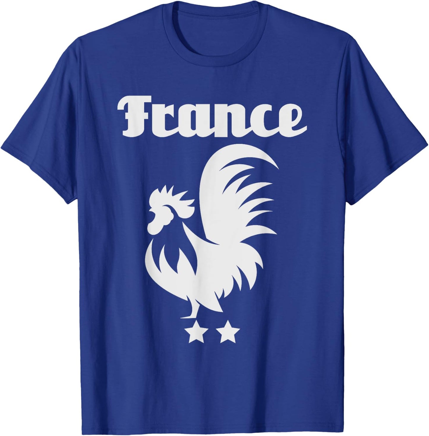 Les Bleus 2022 French Soccer France Vintage Retro Football T-Shirt - T-Shirt | Royal