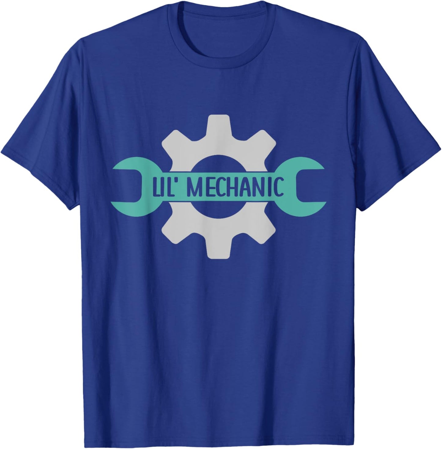 Kids Lil' Mechanic Kids Mechanic Dad Kids Mechanic T-Shirt - T-Shirt | Royal