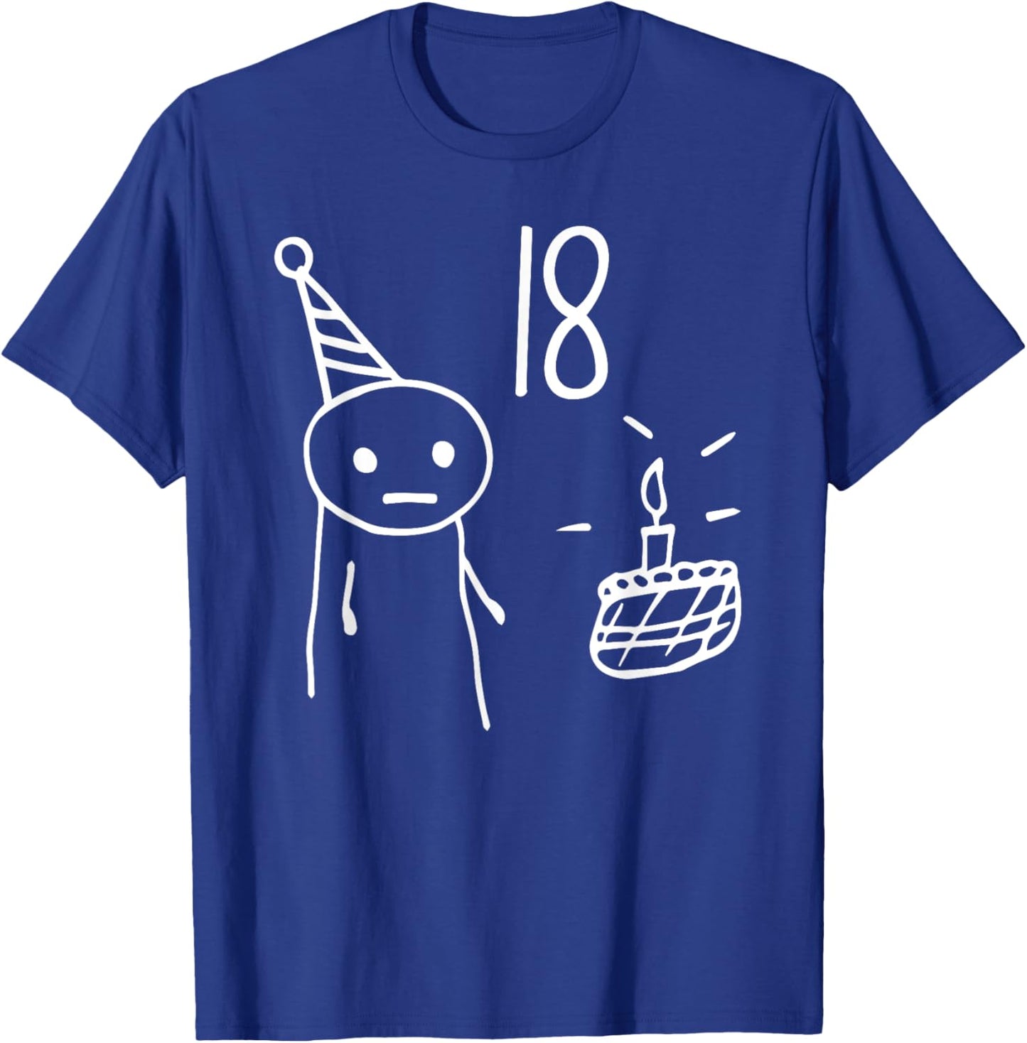 Adult 18th Birthday Party Funny For 18 Years Old Teens T-Shirt - T-Shirt | Royal