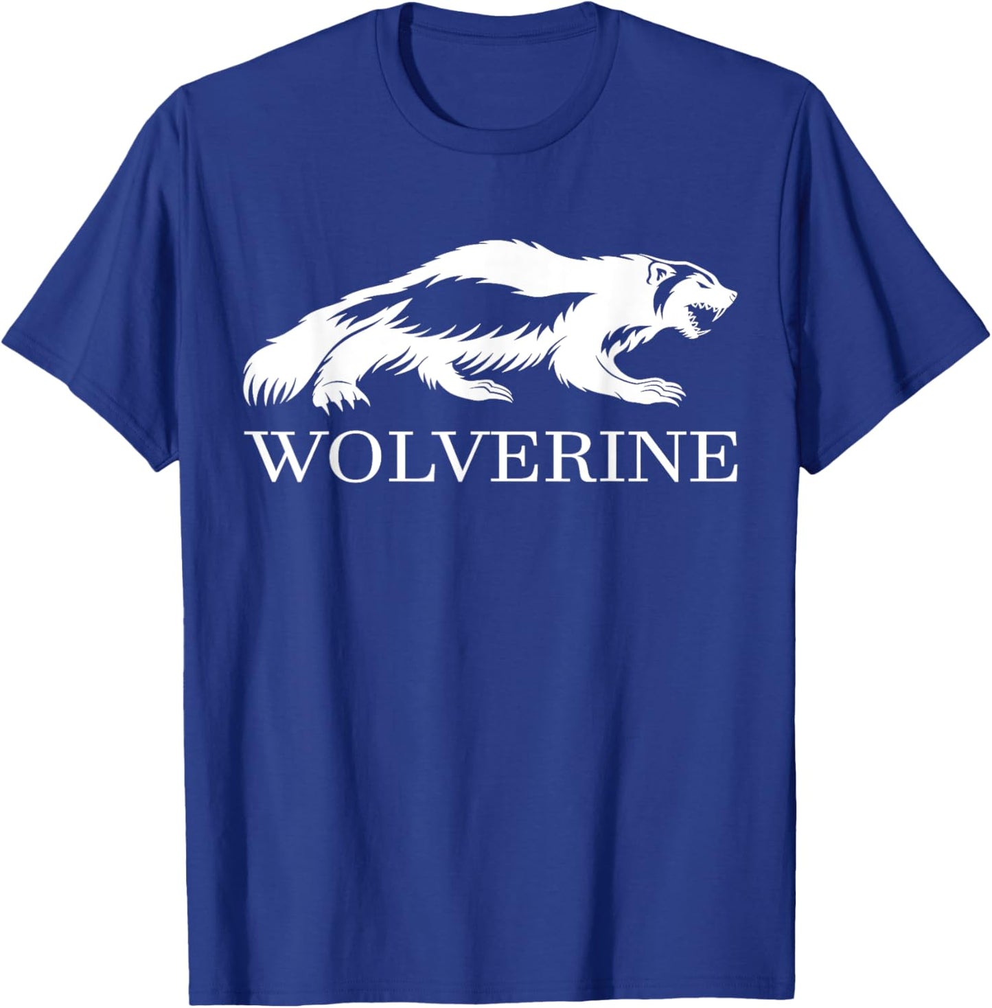 Wolverine Art Wild Animal WOLVERINE Lover T-Shirt - T-Shirt | Royal