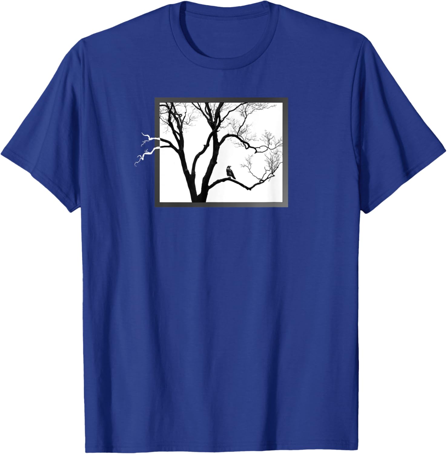 Crow in the Tree - Gift T-Shirt - T-Shirt | Royal