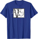 Crow in the Tree - Gift T-Shirt - T-Shirt | Royal
