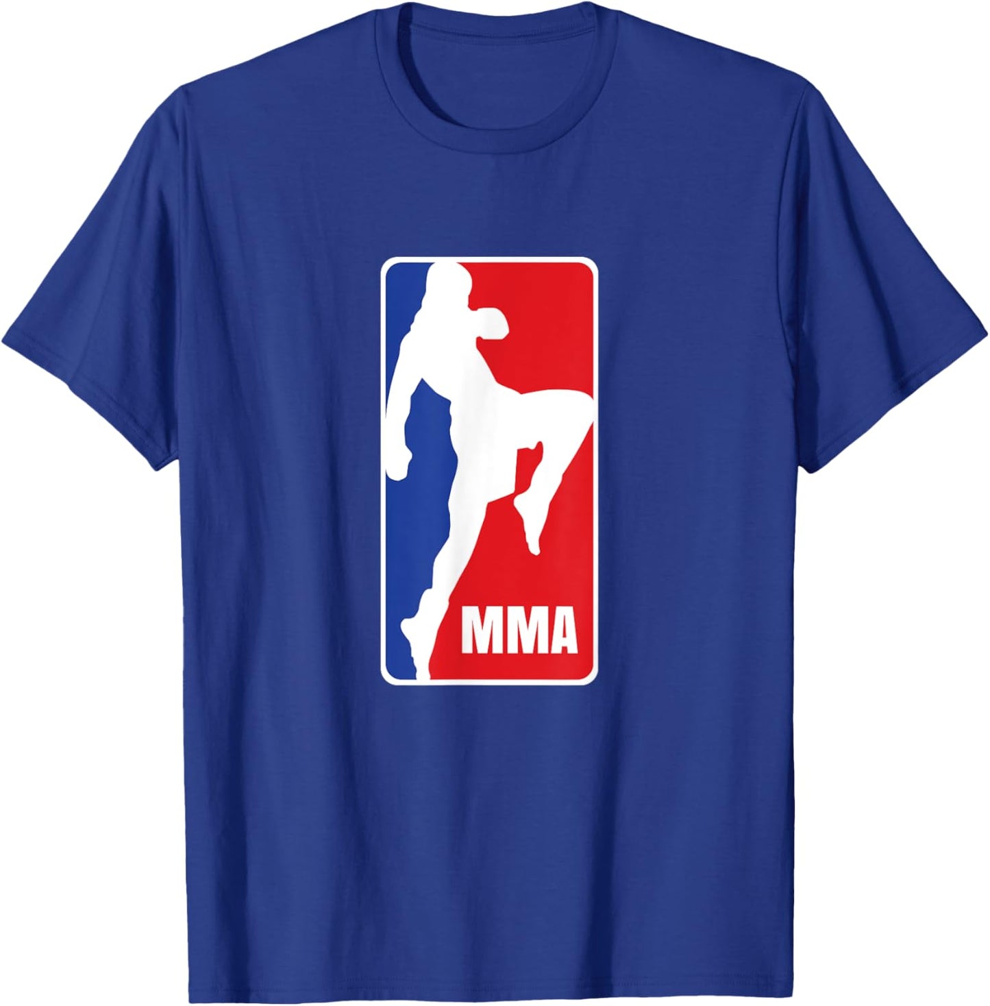 MMA Mixed Martial Arts Retro Fighting Fan Logo T-Shirt - T-Shirt | Royal