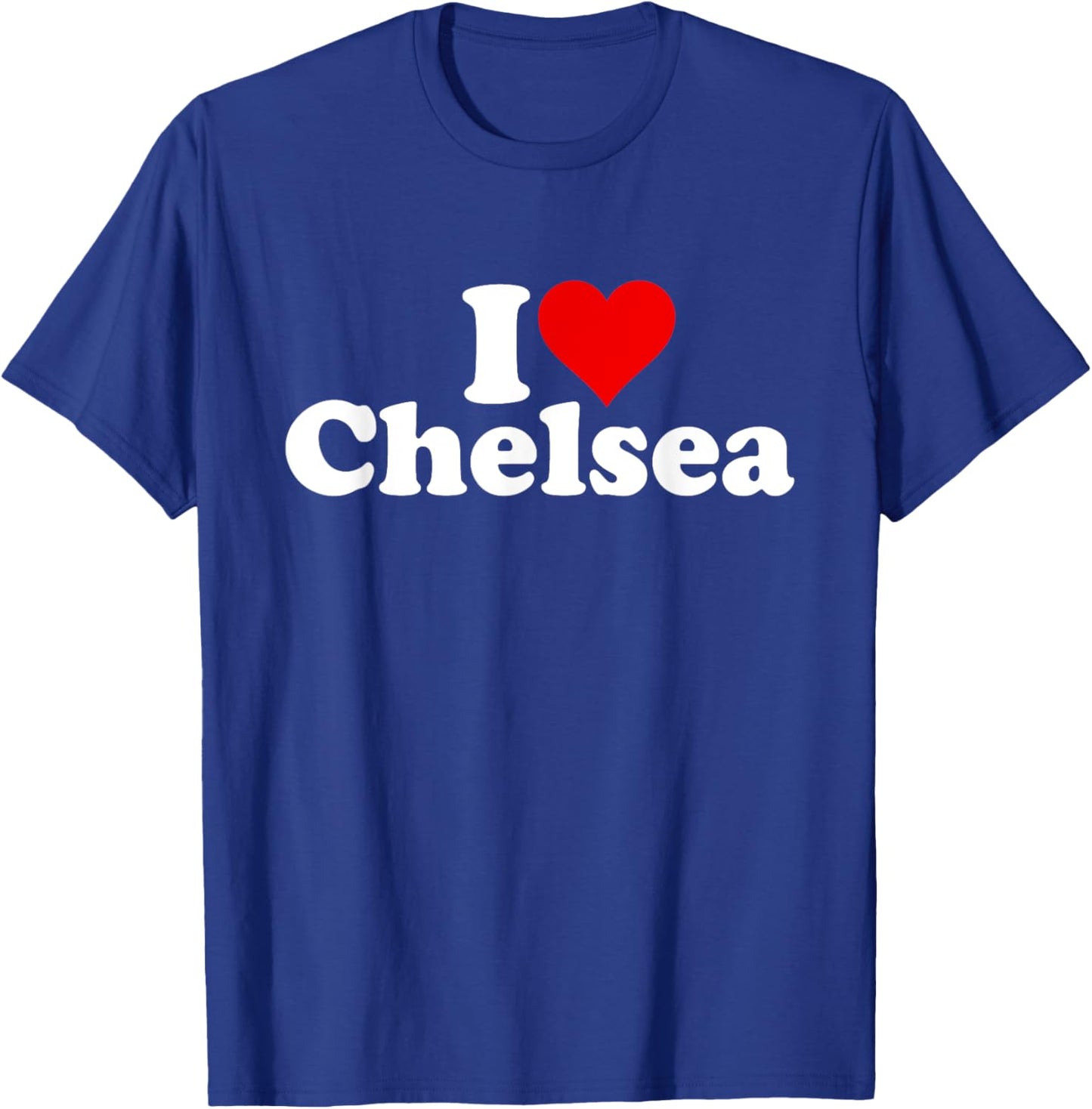 I Love Heart Chelsea London T-Shirt - T-Shirt | Royal