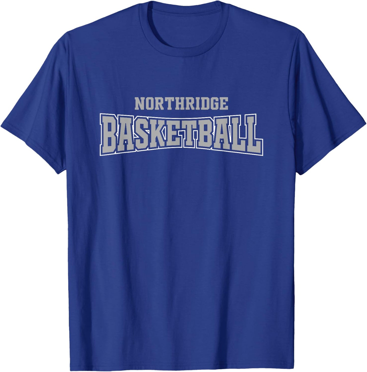 Northridge High School Basketball Warp HS T-Shirt - T-Shirt | Royal