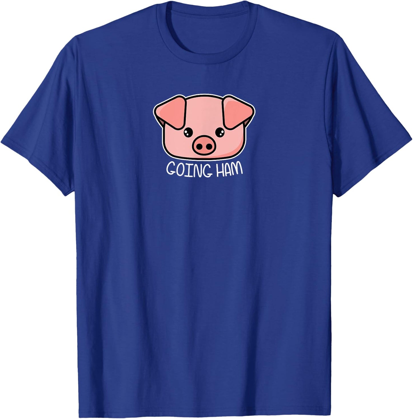 Going Ham - Funny Gamer and BBQ Chef Pig Gift T-Shirt - T-Shirt | Royal