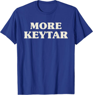 More Keytar Funny Guitar Keyboard Synthesizer Music Gift T-Shirt - T-Shirt | Royal
