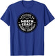 Michigan Americas North Coast Up North Great Lakes T-Shirt - T-Shirt | Royal