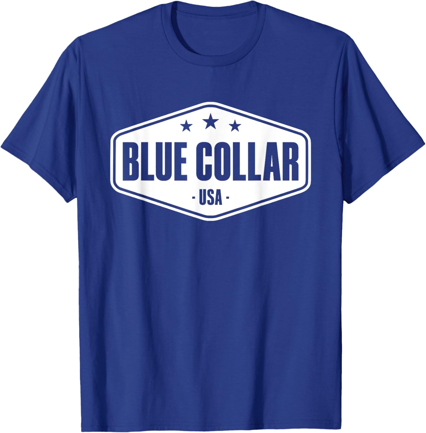 Blue Collar Worker Mechanic Workwear Blue Collar T-Shirt - T-Shirt | Royal