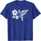 Hummingbird Hawaii Hibiscus Bird Nature Hawaiian T-Shirt - T-Shirt | Royal