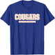 Cougars Basketball Northside High School T-Shirt - T-Shirt | Royal