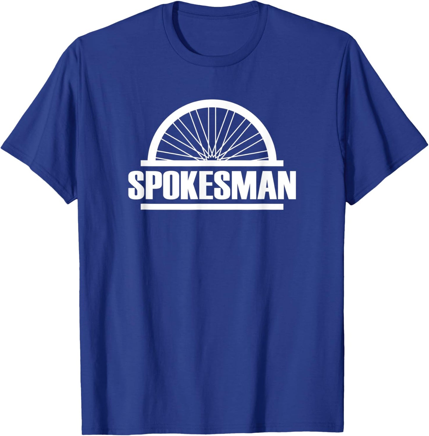 Spokesman Biker and Cyclist Gift - Spokes Man T-Shirt - T-Shirt | Royal