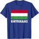 Kürtöskalacs Hungary Flag Apparel Sweet Spiral Pastry T-Shirt - T-Shirt | Royal