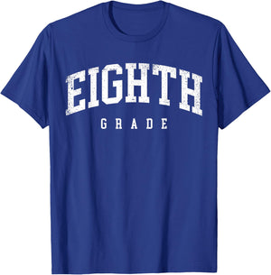 Eighth Grade Squad 8th Grade Team Retro First Day of School T-Shirt - T-Shirt | Royal