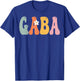 GABA Retro Groovy Print Mom Cute Mother's Day Funny Grandma T-Shirt - T-Shirt | Royal