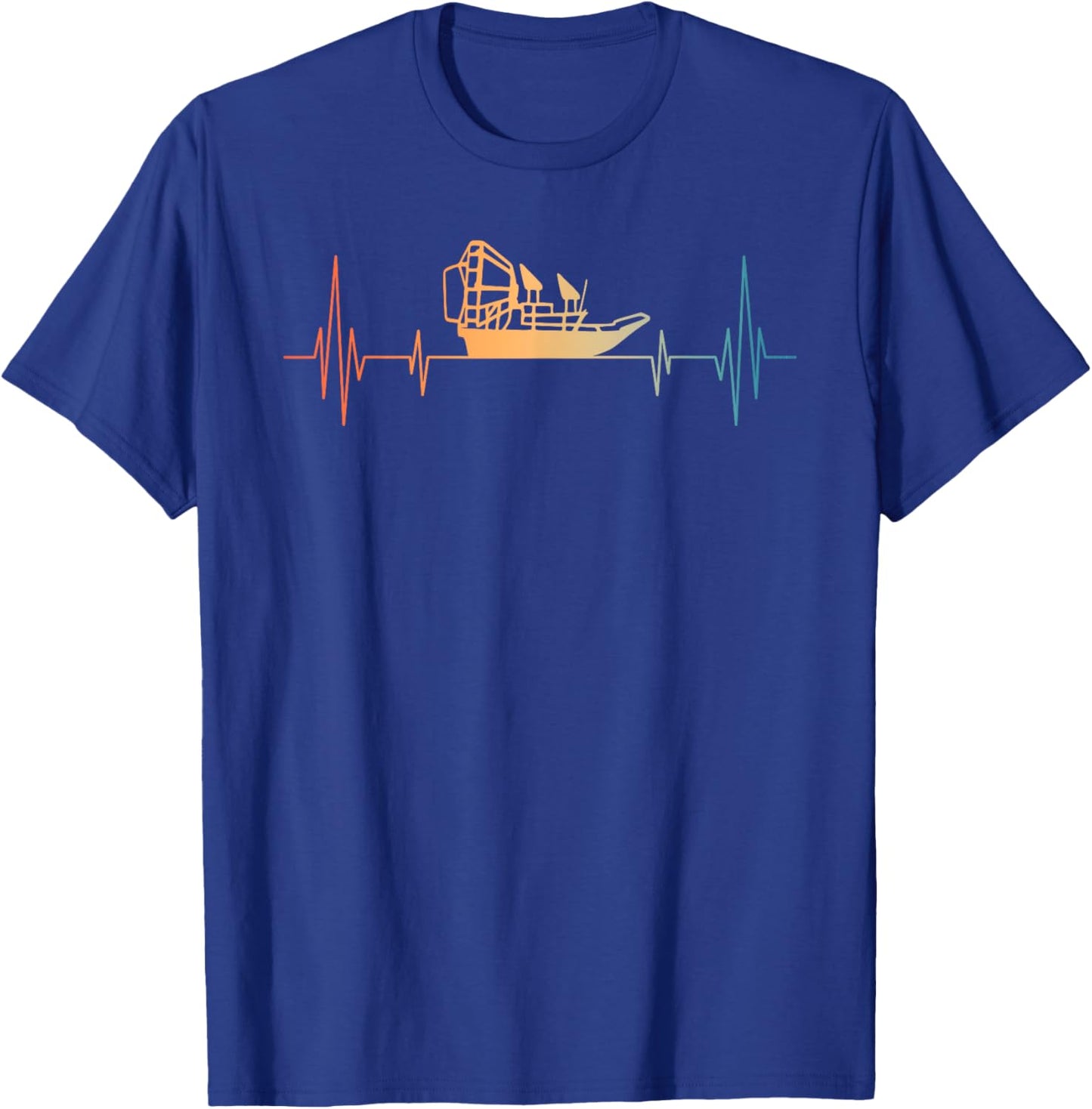 Funny Airboat Art Women Fanboat Lover Air Boat T-Shirt - T-Shirt | Royal