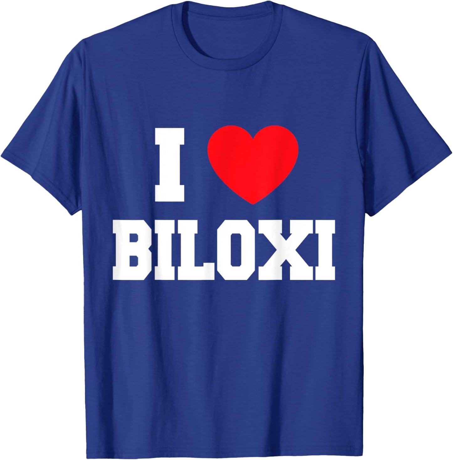 I Love Biloxi T-Shirt - T-Shirt | Royal
