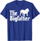 The Dogfather Bulldog Funny T-Shirt - T-Shirt | Royal