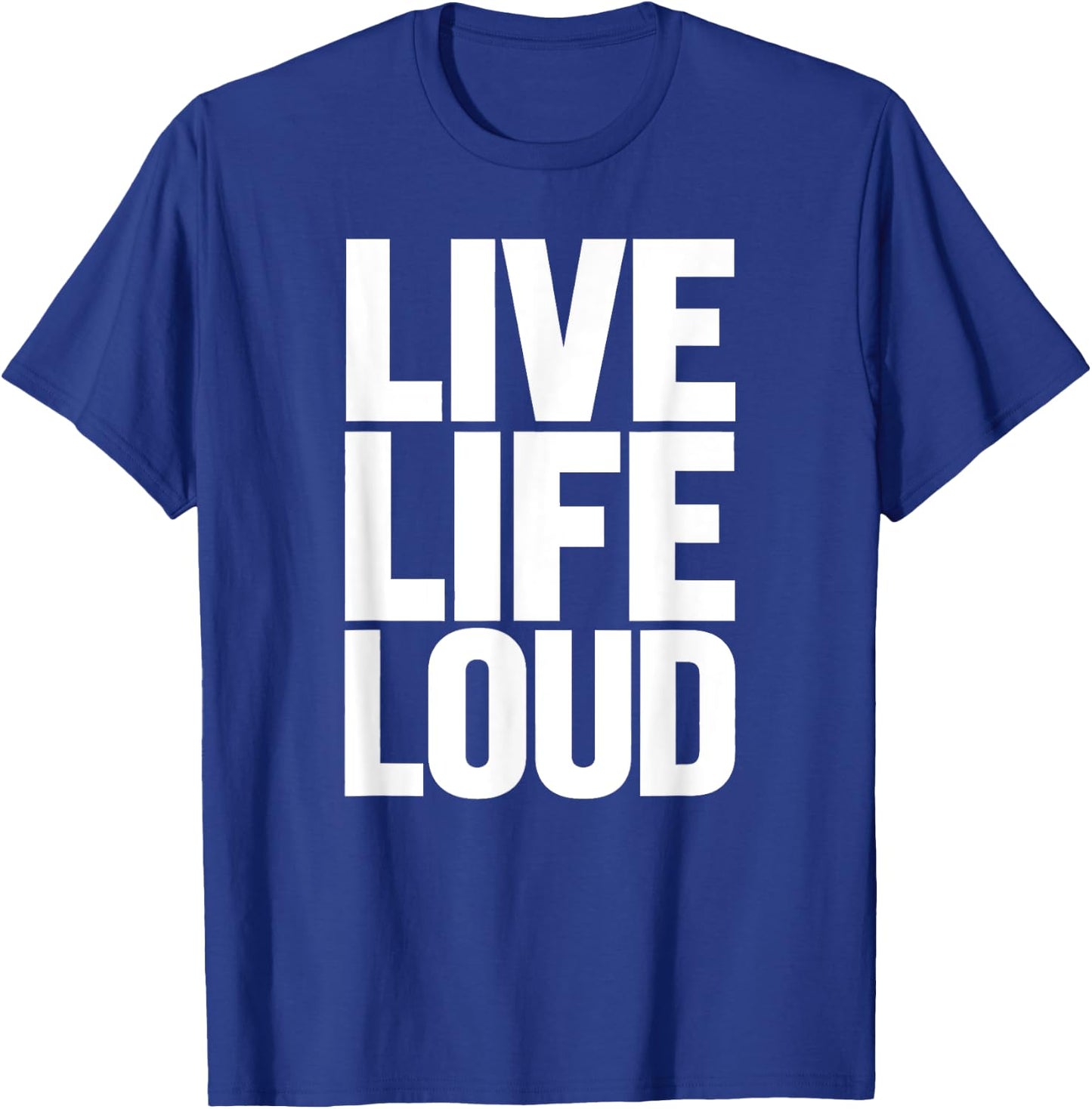 Live Women Life Loud Motivational Men Kids T-Shirt - T-Shirt | Royal
