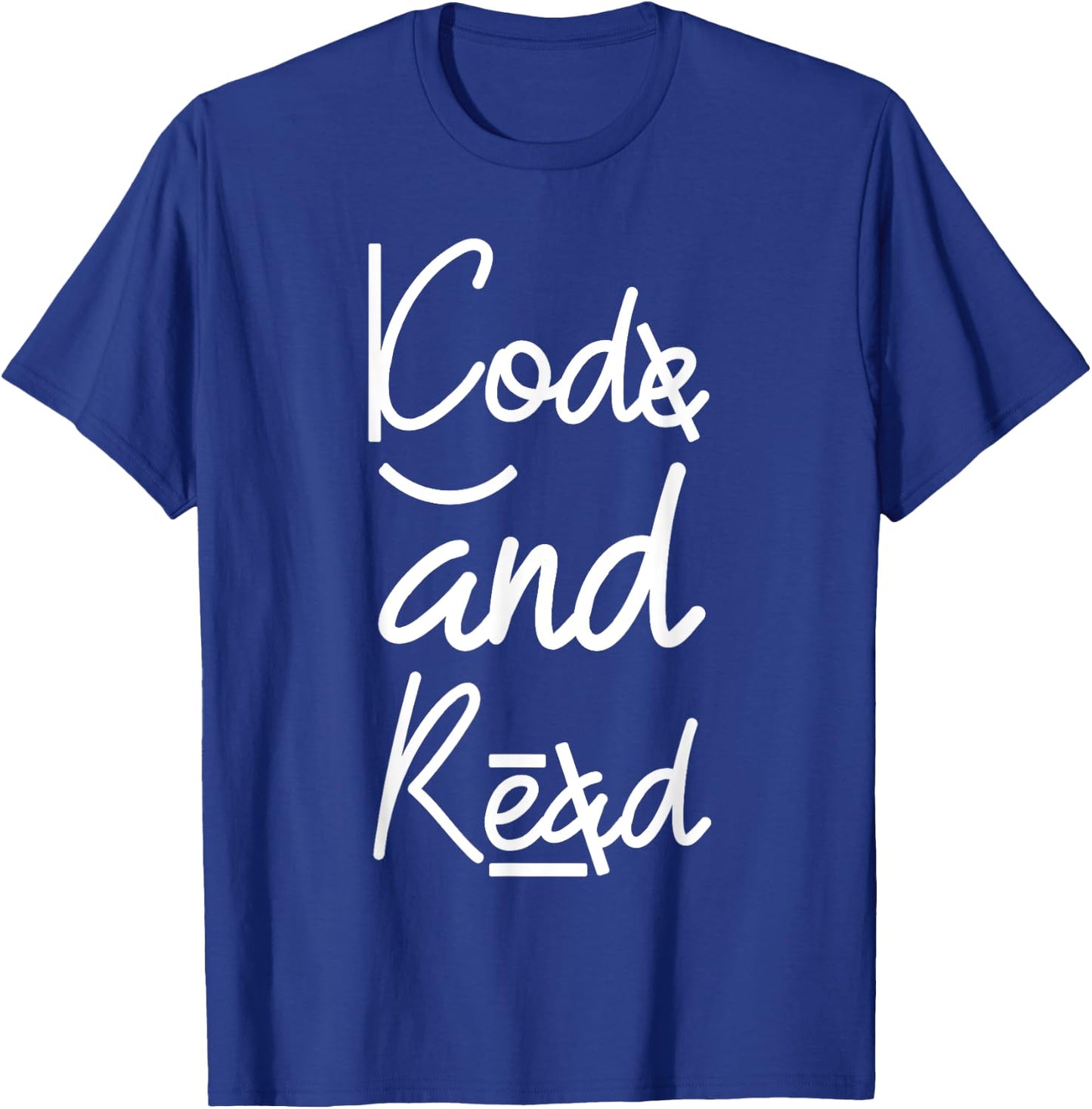 Code And Read Dyslexia Learning Disability Dyslexic T-Shirt - T-Shirt | Royal