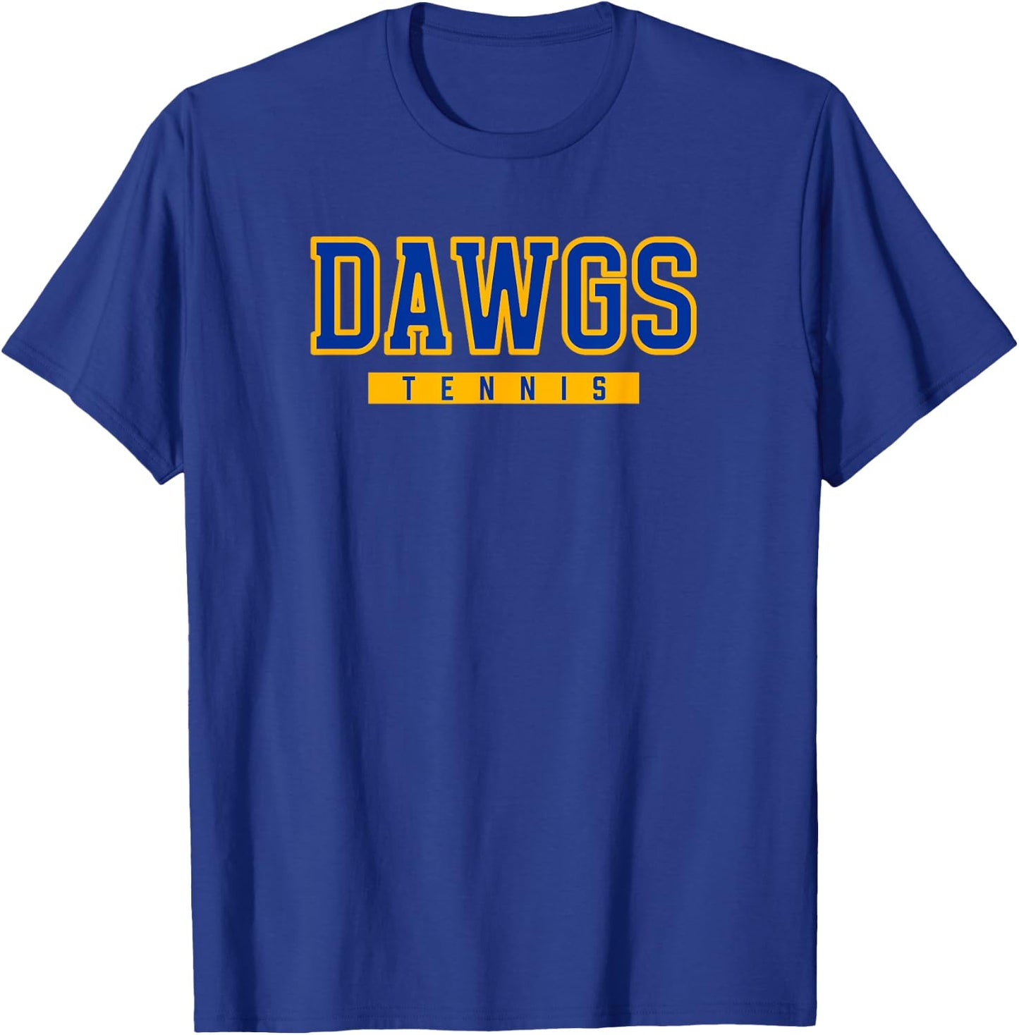 Copperas Cove Dawgs Tennis T-Shirt - T-Shirt | Royal