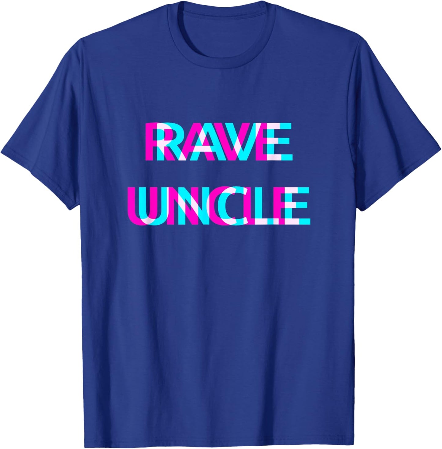 Rave Uncle Techno EDM Music Festival Party Raver T-Shirt - T-Shirt | Royal