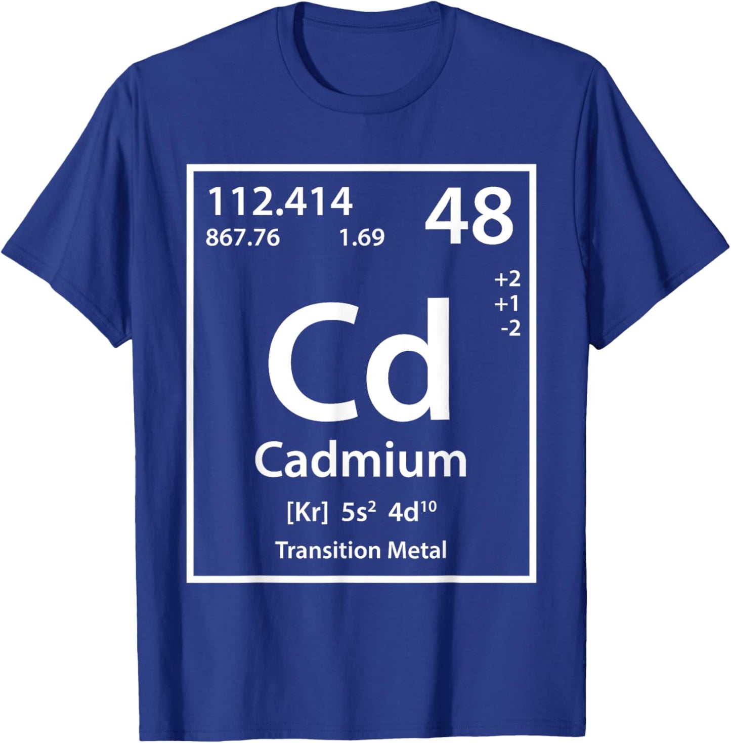 Cadmium Element (white) T-Shirt - T-Shirt | Royal
