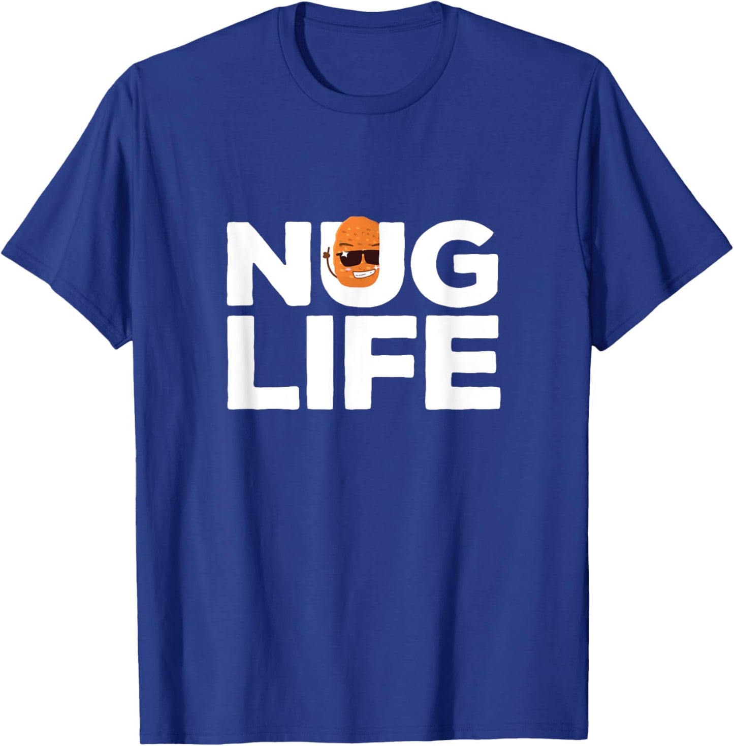 Nug Life Kawaii Chicken Nugget Hilarious Character T-Shirt - T-Shirt | Royal