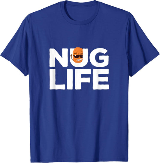 Nug Life Kawaii Chicken Nugget Hilarious Character T-Shirt - T-Shirt | Royal