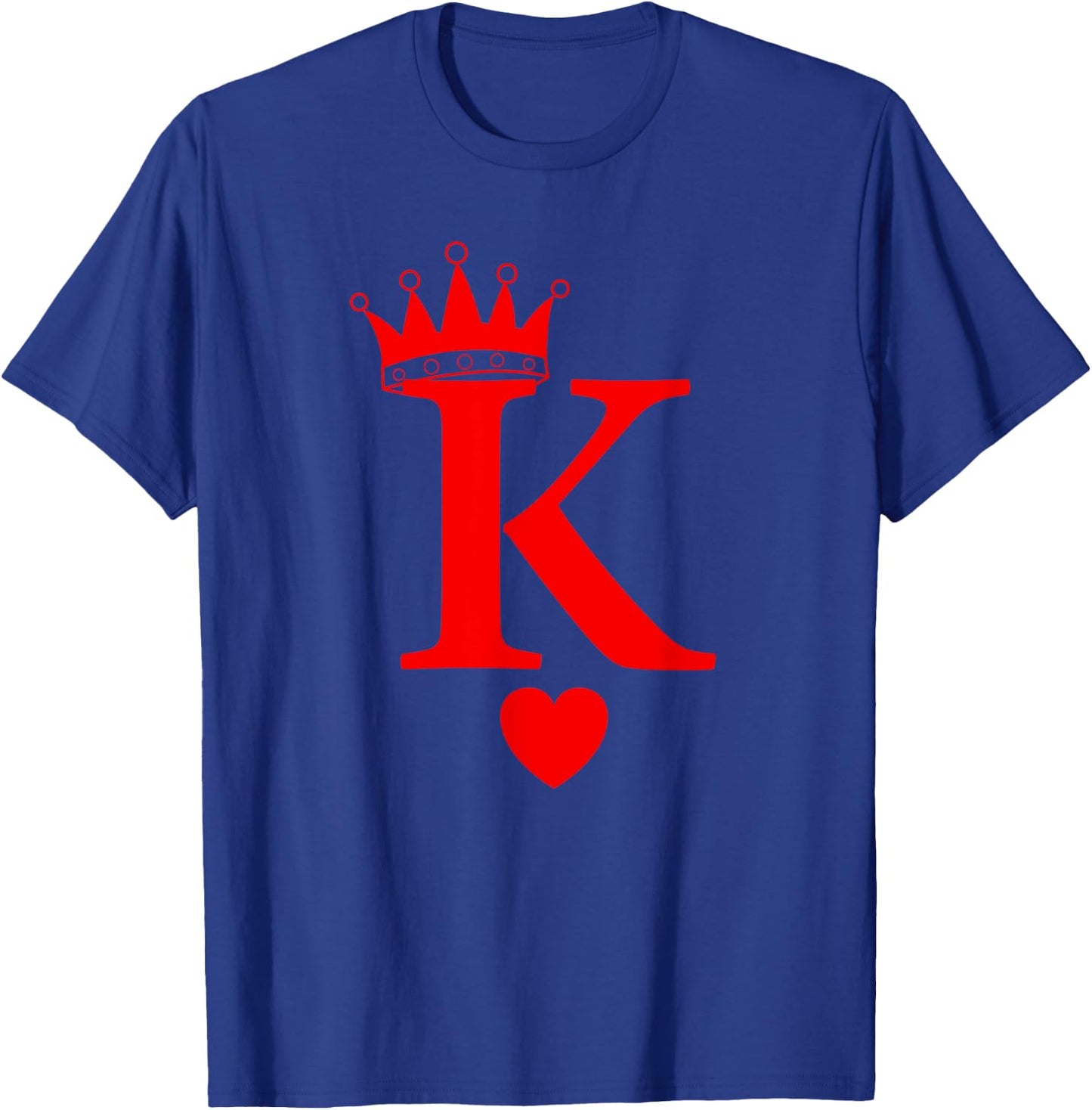 King of Hearts, Queen of Hearts Playing Cards, Deck of Cards T-Shirt - T-Shirt | Royal