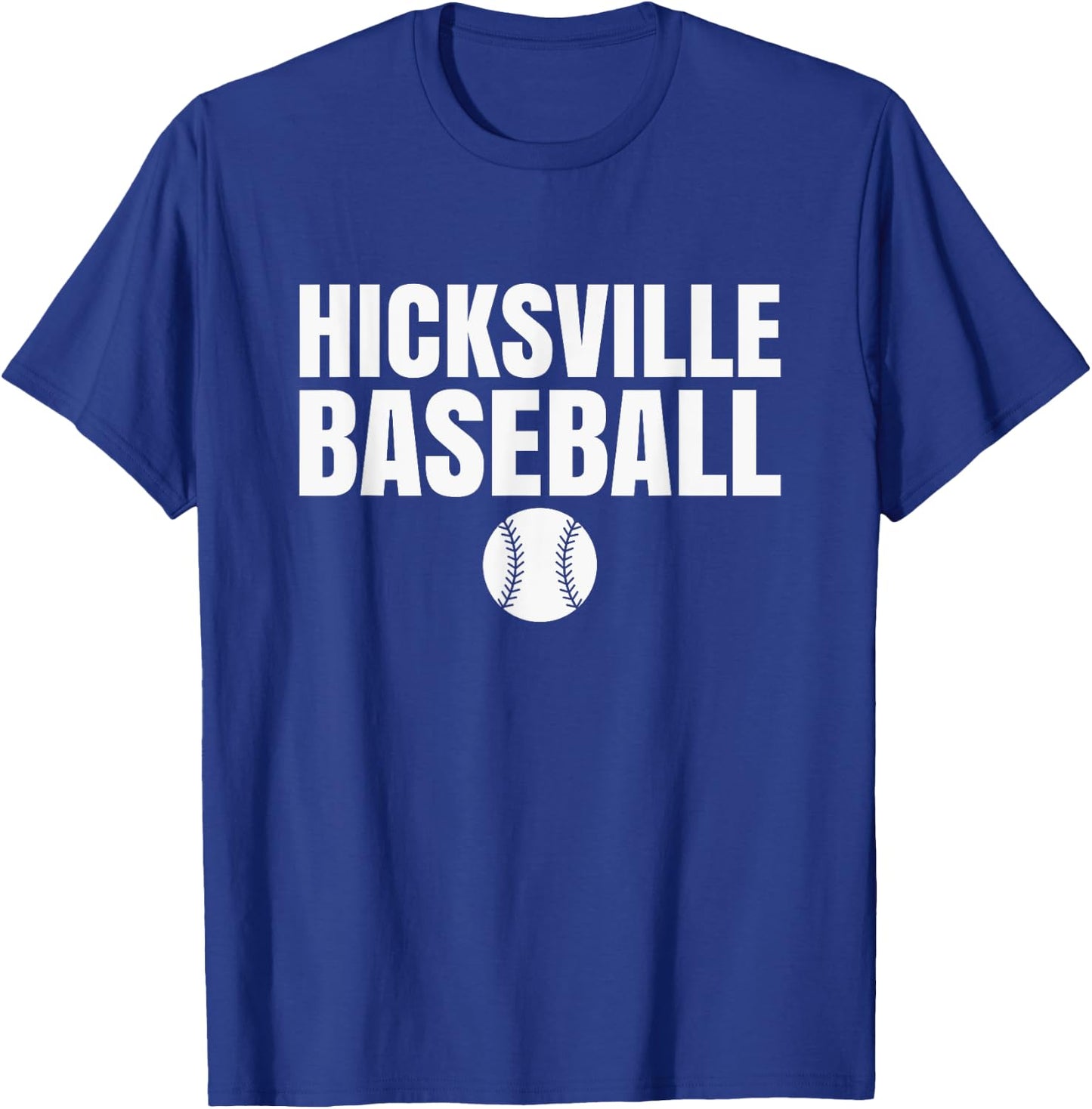 Hicksville High School Baseball T-Shirt - T-Shirt | Royal