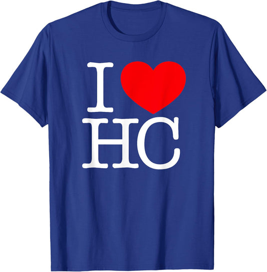 I Love (Heart) HC T-Shirt - T-Shirt | Royal