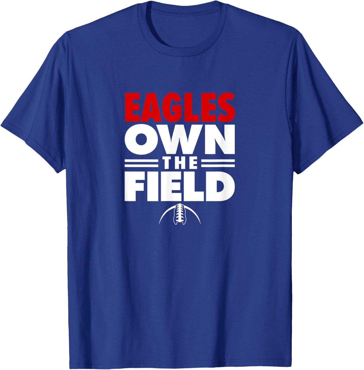 East Rockingham High School Own the Field T-Shirt - T-Shirt | Royal