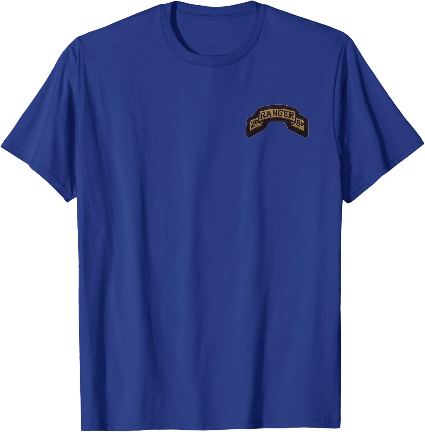 2nd Ranger Bat Scroll U.S. Army Green T-Shirt - T-Shirt | Royal