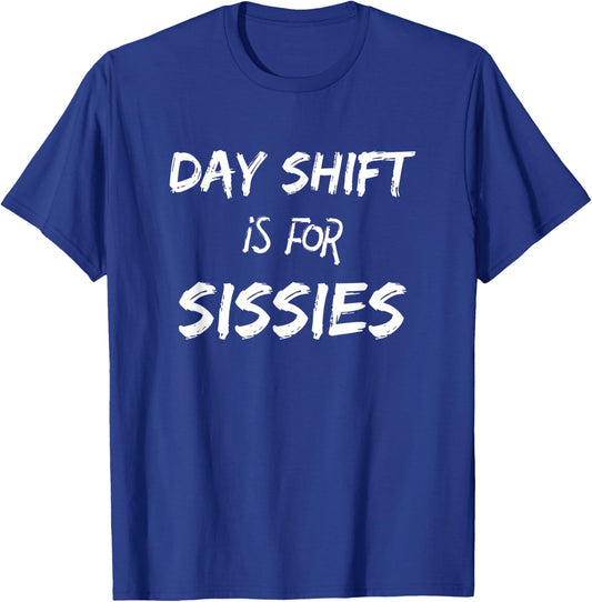 Night Shift Workers Gift, Funny Midnight Shift Gifts T-Shirt - T-Shirt | Royal
