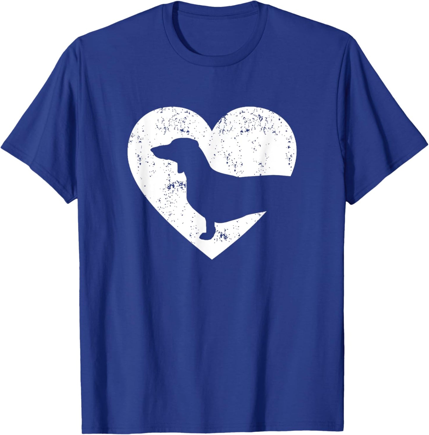 Cute Dachshund Heart Dachshund Dog Valentines Day Men Women T-Shirt - T-Shirt | Royal