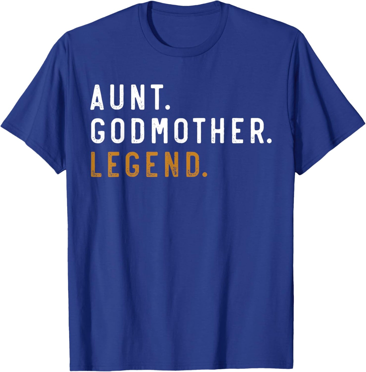 Vintage Aunt Godmother Legend Funny Auntie Mothers Day T-Shirt - T-Shirt | Royal