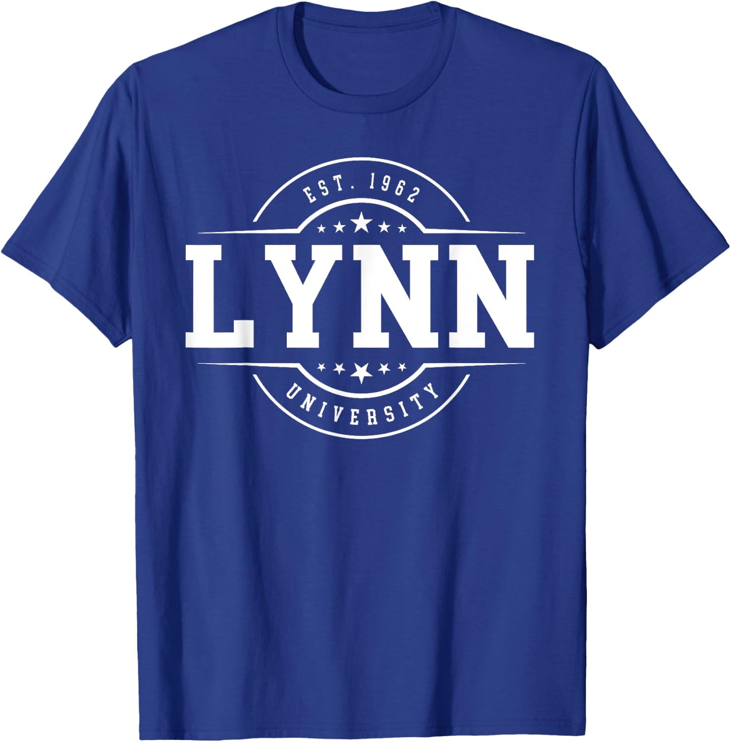 Lynn University (Boca Raton) Arch Vintage Classic Design T-Shirt - T-Shirt | Royal