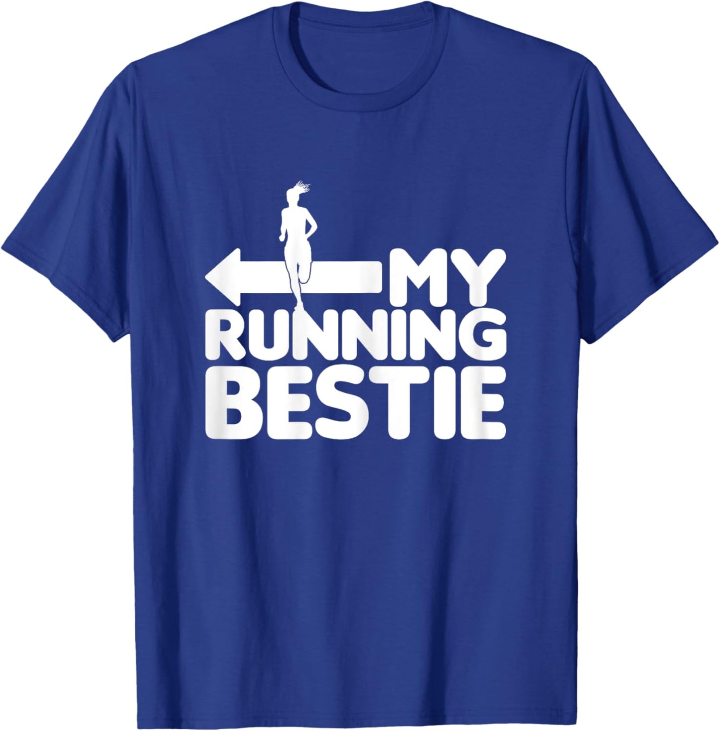 My Running Bestie - Funny Friends Set 2/2 pointing left T-Shirt - T-Shirt | Royal