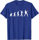 Evolution Of Man Guitar, Rock Shirt, Guitarist Gift T-Shirt - T-Shirt | Royal
